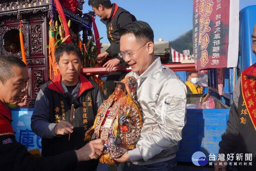 「石門水庫媽」獲市定民俗審議通過 蘇俊賓手繪石門水庫剖面圖還原歷史路線