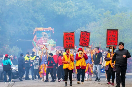 「石門水庫媽」獲市定民俗審議通過 蘇俊賓手繪石門水庫剖面圖還原歷史路線