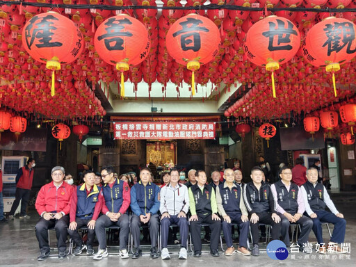 板橋接雲寺捐電動油壓破門器 支持消防救災守護安全