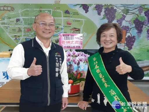 外埔紅龍果產銷第一班簡莉穗班長 榮獲「第34屆全國模範農民」殊榮