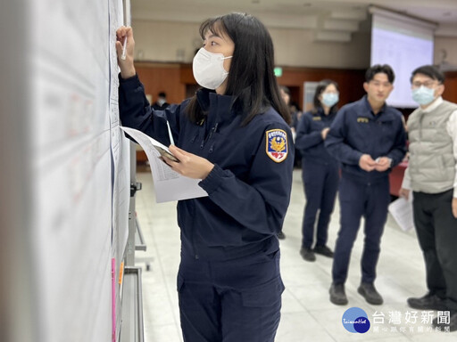 新北警增添生力軍 警專特考班結業分發報到