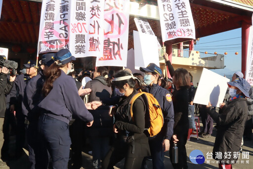 投縣辦首場建焚化爐說明會 反對興建自救會攜手環團搶先抗議