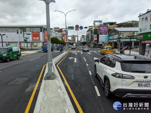 新莊中正路瓶頸路口 增設左轉附加車道