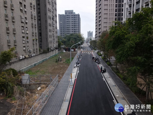 打造人本交通環境 中市南區福田一街開闢工程完工通車