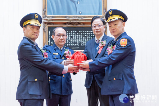 桃市警察局新任分局長暨大隊長交接 張善政盼帶給市民更好安全保障