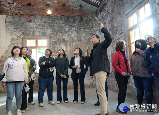 虎尾建國二村景點工程竣工 張麗善指示加速帶動園區活化