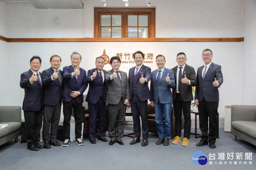 促進交流與合作 日本大分縣日出町安部徹也町長拜會竹市