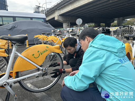 春節連假YouBike與共享運具服務不打烊 新北交通局強化稽查與管理