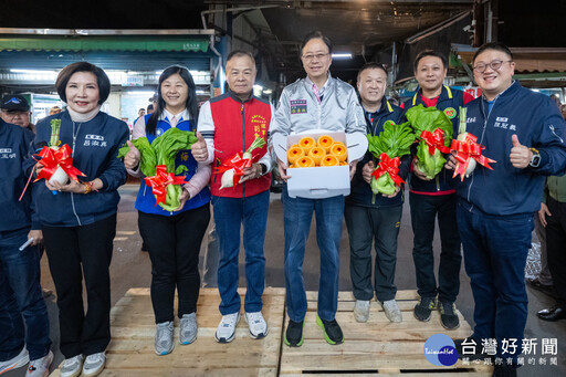 視察桃園魚市場暨果菜市場 張善政：確保年前漁貨蔬果供貨無虞