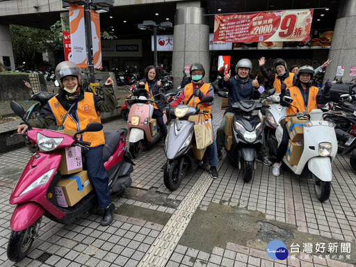 新北榮服處關懷榮民眷 榮欣志工分送善心物資