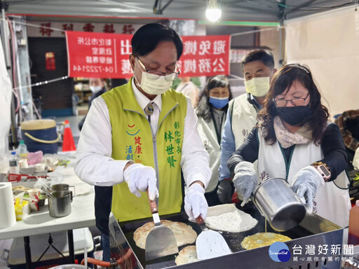 市長蔥油餅開張 義賣所得超過3萬全捐了