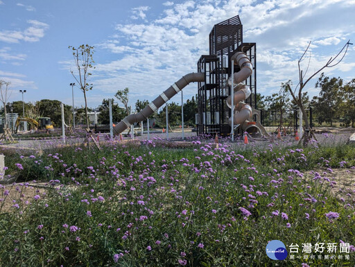 台南鹽水公20公園特色遊戲場 預計今年兒童節前完工啟用