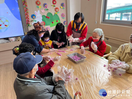 田中日照中心老幼共學 祖孫同樂猜燈謎搓元宵