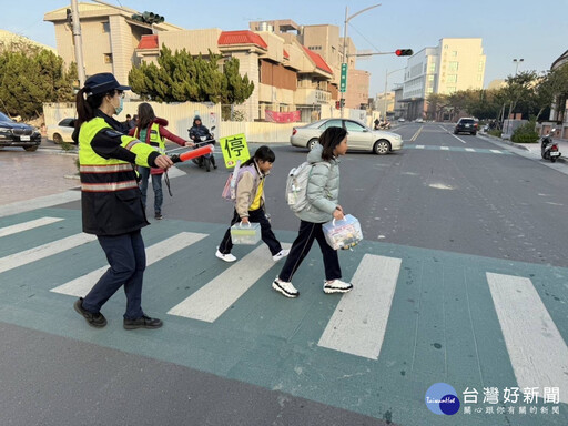 開學首日 西螺警啟動護童專案