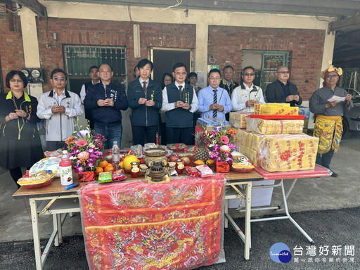 讓災民住得安心 南市府於南水署宿舍祭拜祈福