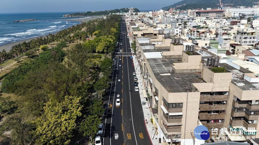 高市旗津三路道路翻新 踩街追風更愜意