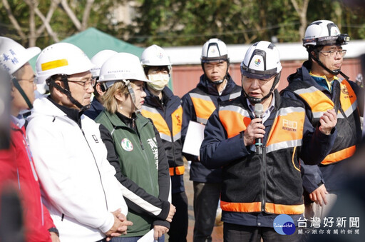 視察板橋第二運動中心施工進度 侯友宜盼如期如質完工