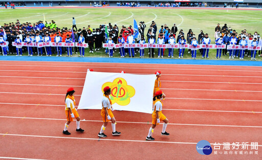 彰化縣中小學聯合運動會開幕 二千選手齊聚一堂競技展實力