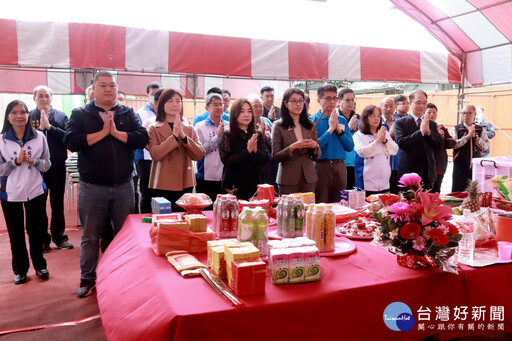 草屯國小新建幼兒園舍動土 許淑華祈祝圓滿順利