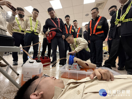 桃市法紀教育首納大量傷病患救援訓練 提升替代役應變能力