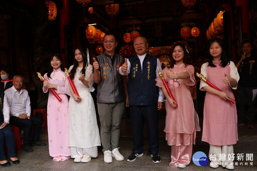 新港奉天宮祝壽大典 首度由越南籍學生跳六佾舞