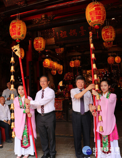 新港奉天宮祝壽大典 首度由越南籍學生跳六佾舞