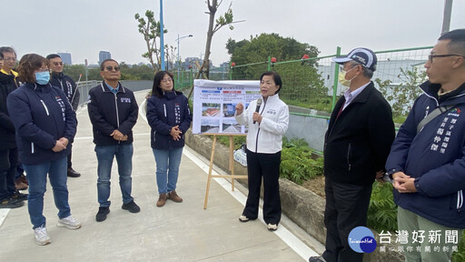 旱溪西路自行車道4月通車 楊瓊瓔大讚1.6公里水岸綠廊新亮點