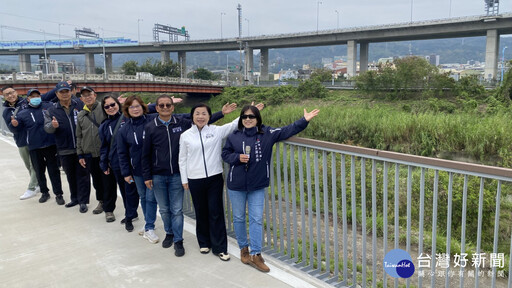 旱溪西路自行車道4月通車 楊瓊瓔大讚1.6公里水岸綠廊新亮點