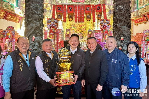 桃園鎮撫宮廣澤尊王聖誕千秋 蘇俊賓：持續合作推廣宗教文化