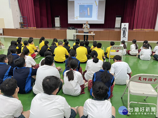 反毒識詐意識深耕校園 嘉檢赴義竹國中進行宣導