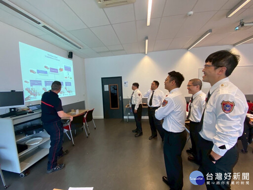 新北消防局赴法國ENSOSP訓練 強化高階指揮官安全意識