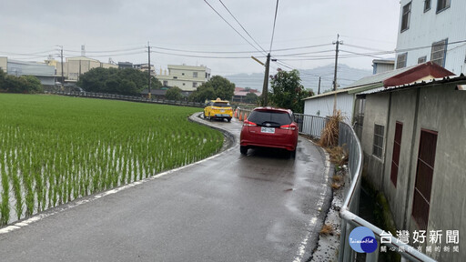 潭子這捷徑常害車栽田裡 楊瓊瓔出手拚7月拓寬取直