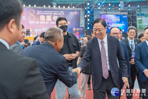 國際扶輪3502地區年會 張善政肯定長期致力公益