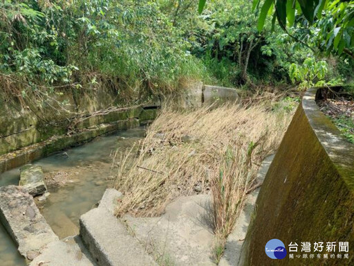 南市府積極守護農民生命財產安全 南化區野溪護岸修建工程提前完工