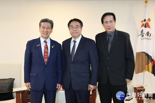 日茨城縣那珂市長拜會 黃偉哲宣布以「那珂街」紀念兩市友誼