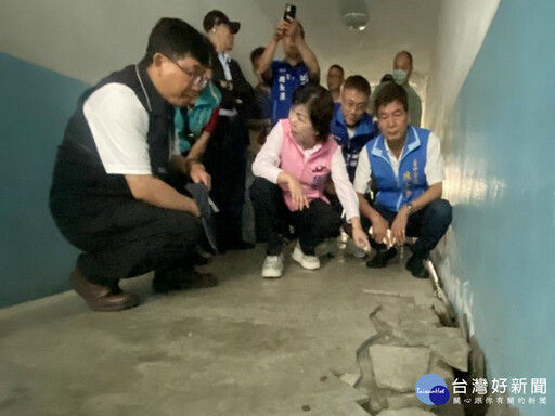 百年泰安車站損毀慘況曝 立委楊瓊瓔緊急會勘啟動搶修