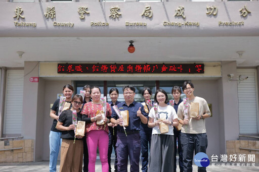 母親節溫馨祝福 成功分局感謝女警無私奉獻