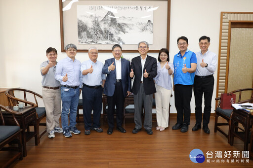 水利署二分署長楊人傑拜會竹縣長楊文科 強化汛期整備與防災合作