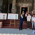 踩出文化新腳步 「三老爺宮-十二花神」特色污水孔蓋正式啟用