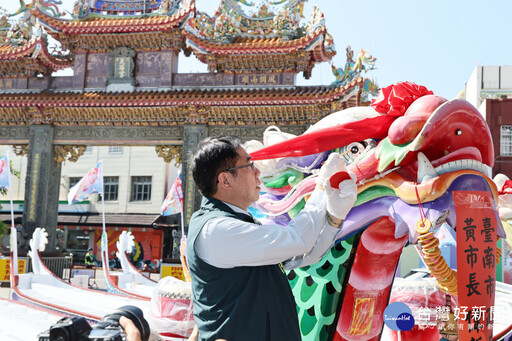黃偉哲為台南國際龍舟賽點睛 力邀民眾觀賞精彩競賽