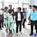 國中教育會考將登場 彰縣長王惠美巡視考場試務準備