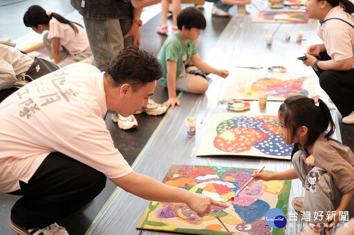 激發孩童藝術創作力 桃青年局攜手世展會舉辦「異想米羅」藝術活動