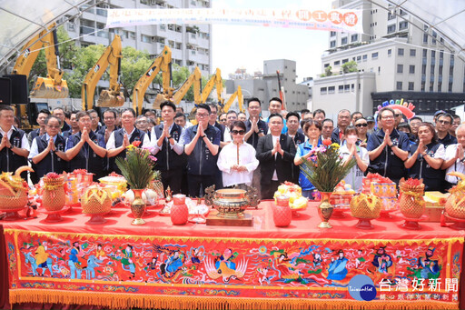 台中新地標級的停車場即將誕生! 北屯兒童公園地下停車場動土