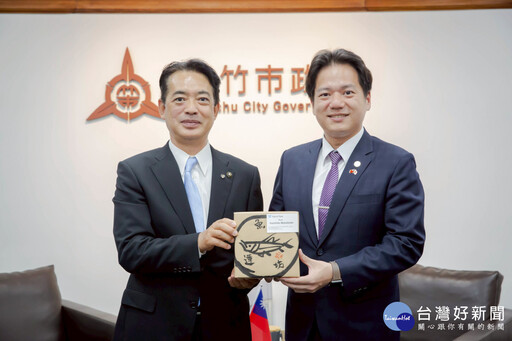 日本佐賀縣鳥栖市長拜會竹市府 深化台日交流