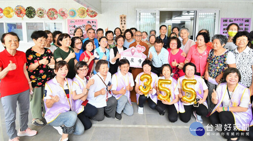 首間佛寺成立關懷據點 彰市龍泉寺成立彰縣第355個社區據點