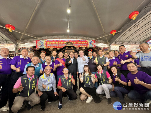為神農大帝暖壽 侯友宜盼三峽車禍案亡者安息、傷者早日康復
