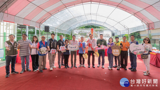 新屋頭洲公1公園開工 張善政：打造生態永續、身心療癒休憩環境