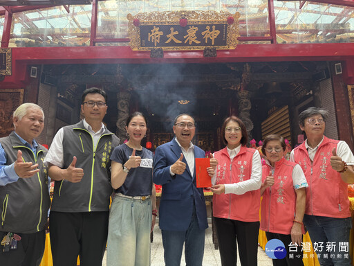 侯友宜瑞芳參拜祈福 恭祝神農大帝聖誕千秋