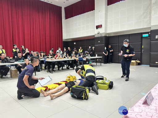 新北消防第五大隊救護賽 土城義消分隊獲冠軍殊榮