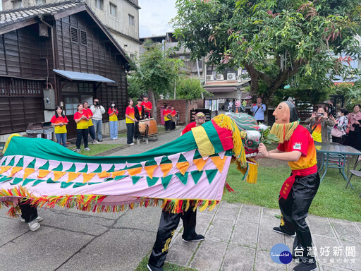 方口獅消災祈福 蕭如松藝術園區快閃